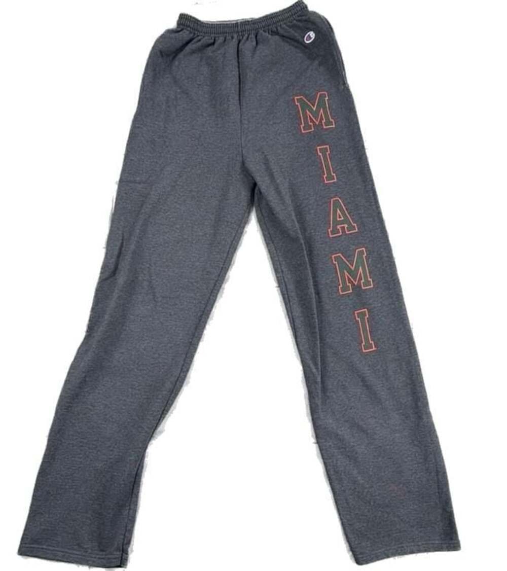 Champion University of Miami Hurricanes Sweatpants Size M